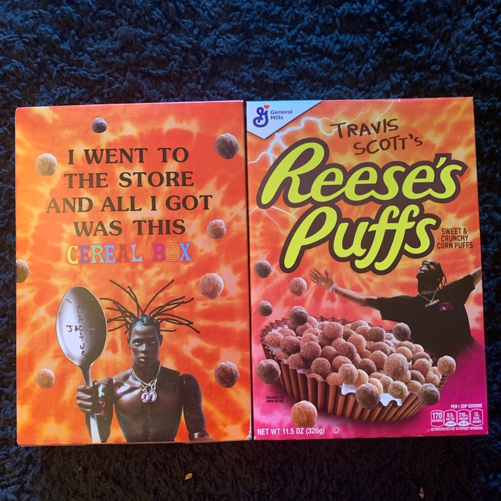 Travis Scott cereal boxes-  Sold out everywhere